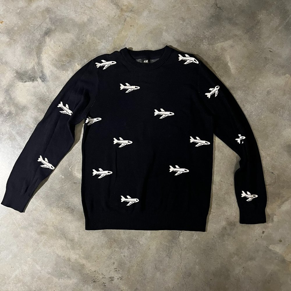 H&M Airplane Sweater